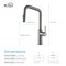Kibi Macon Single Handle Pull Down Kitchen Sink Faucet KKF2007TT - alternate 3